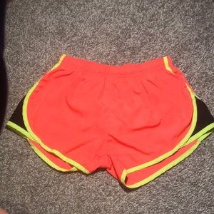 neon athletic shorts
